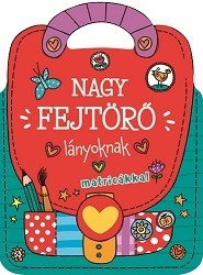 Nagy fejtörő - lányoknak matricákkal