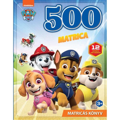 500 matrica - Mancs Őrjárat (Stickers Album - Paw Patrol)