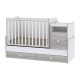 Lorelli Trend PLUS Ringatható kombi kiságy 70x165 - Fehér-Fautánzat/White-Artwood (Rocking convertible crib)