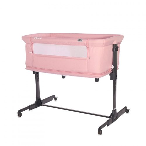 Lorelli Milano 2 az 1-ben babaöböl és utazóágy - Rózsaszín/Pink (2 in 1 baby crib and travel cot)