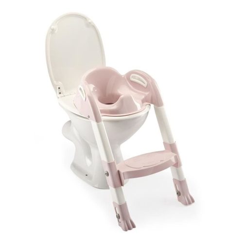 Thermobaby wc szűkítő lépcsős Kiddy Loo Rose poudre rózsaszín