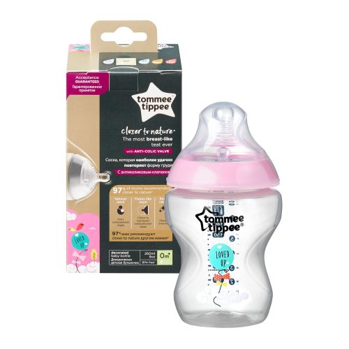 Tommee Tippee cumisüveg CTN 260 ml Be Kind