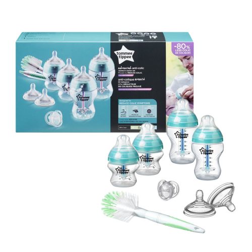 Tommee Tippee cumisüveg Advanced anti colic újszülött kezdő szett türkiz