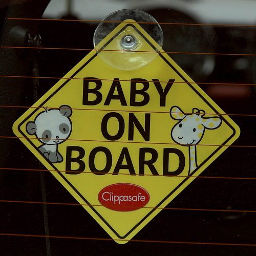 Clippasafe Baby / Child on Board tábla (Plate)