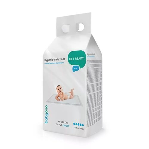 BabyOno pelenkázó alátét - 20db 40x60cm (Disposable baby changing pads)