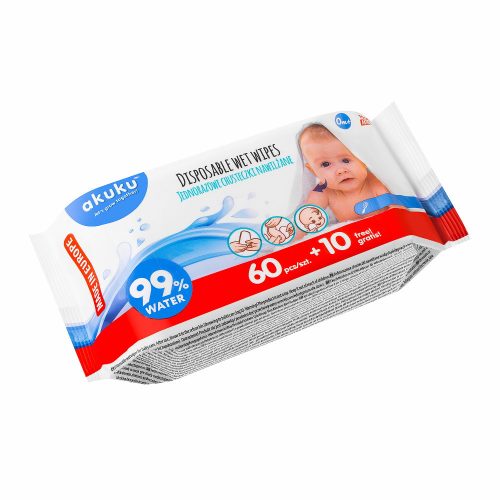 Akuku Nedves törlőkendő (Wet wipes)