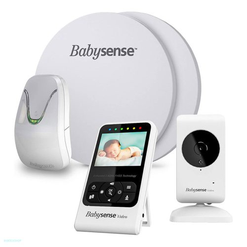 Babysense légzésfigyelő 7 és kamerás bébiőr V24