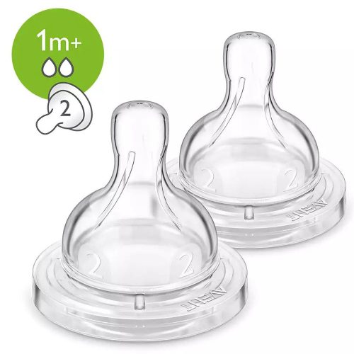 Philips AVENT etetőcumi Classic Anti-Colic 2db 2 cseppes 1hó