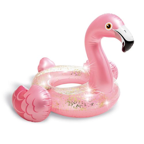 Flamingó úszógumi glitteres Intex (floating rubber)